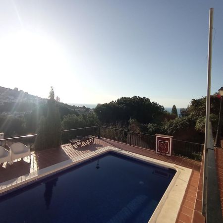 Apartamento en Villa con Piscina Malaga Bagian luar foto