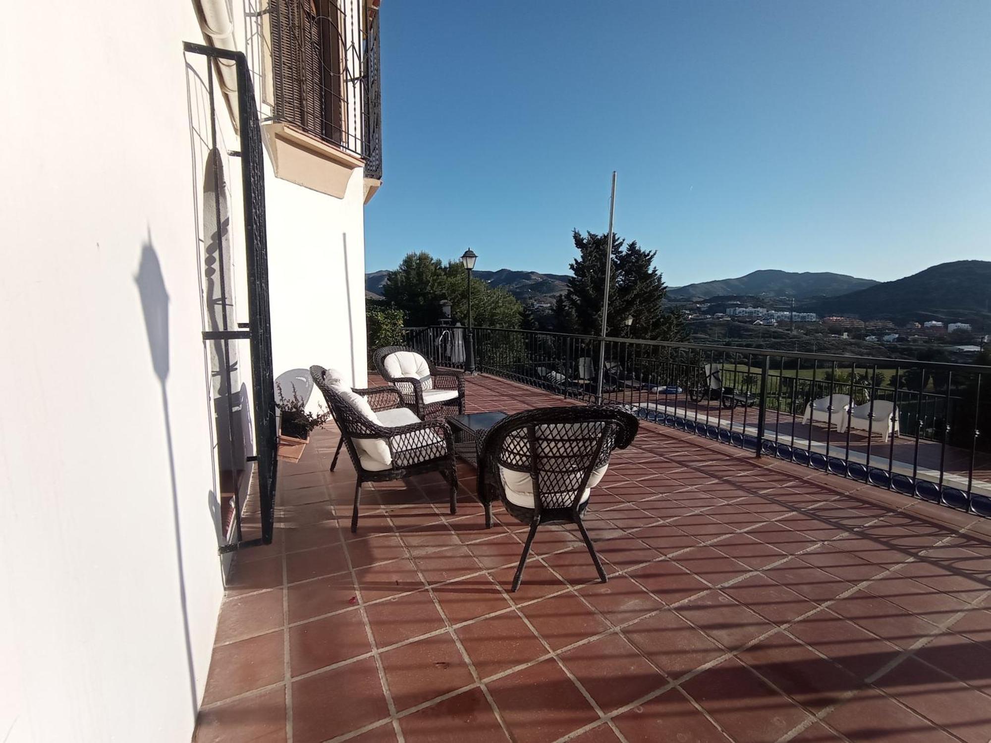 Apartamento en Villa con Piscina Malaga Bagian luar foto