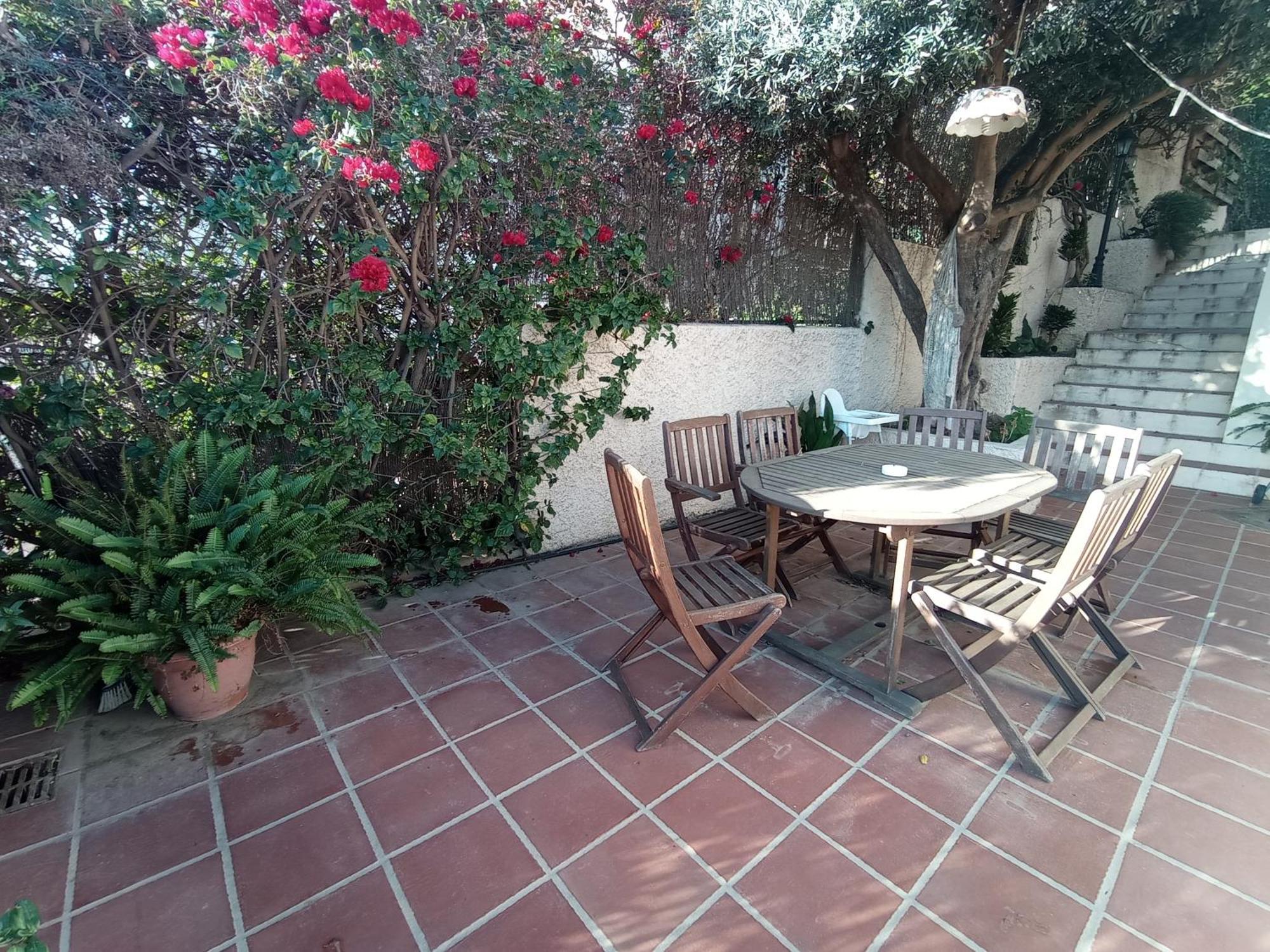 Apartamento en Villa con Piscina Malaga Bagian luar foto