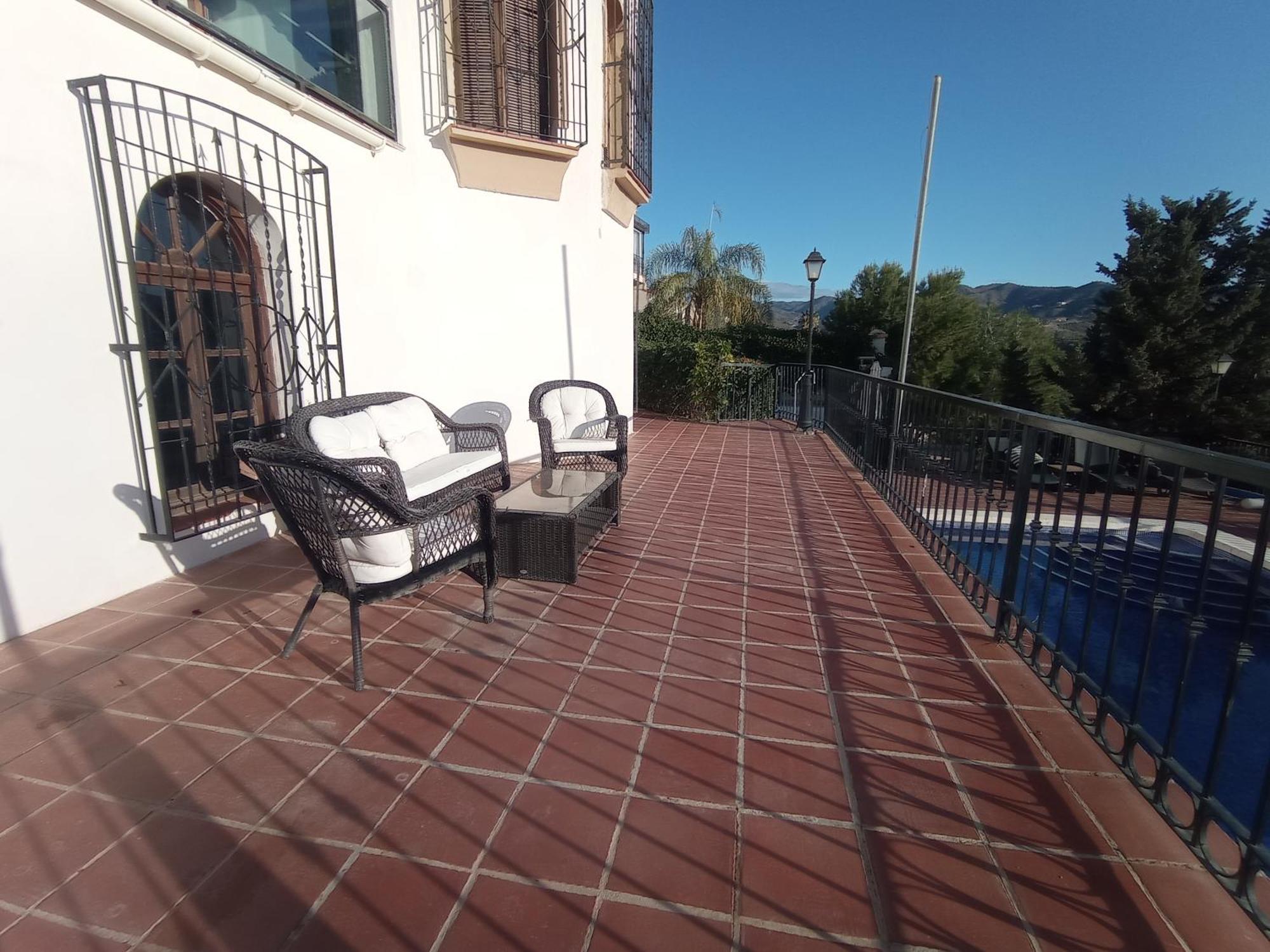 Apartamento en Villa con Piscina Malaga Bagian luar foto