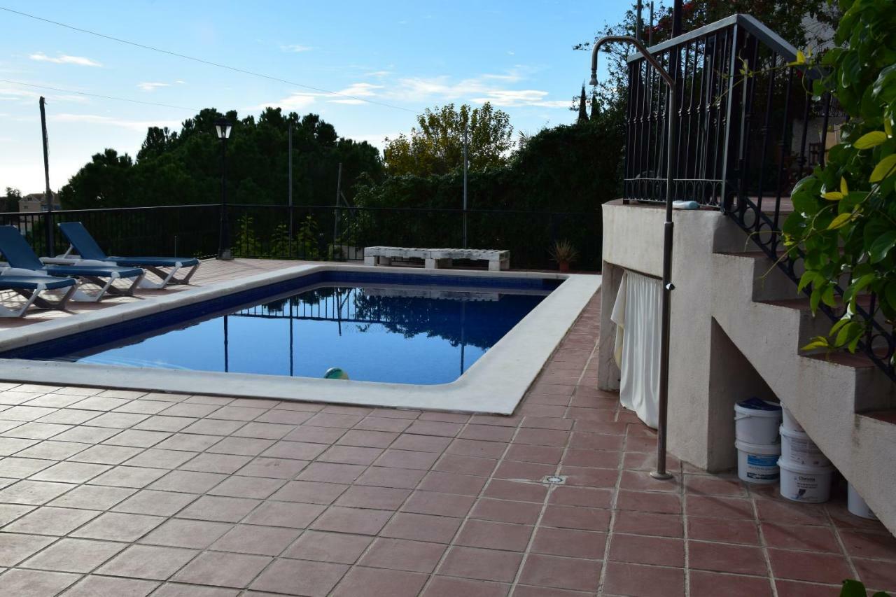Apartamento en Villa con Piscina Malaga Bagian luar foto