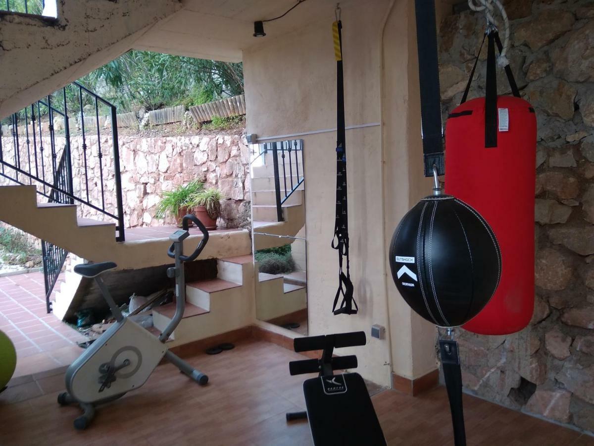 Apartamento en Villa con Piscina Malaga Bagian luar foto